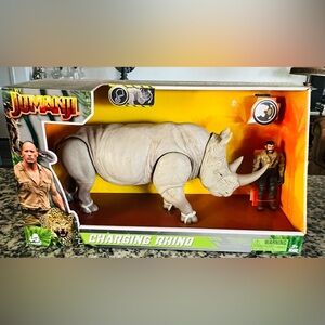 Jumanji Charging Rhino Action Figure Playset